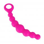 Colourful Joy Pink Silicone Anal Beads