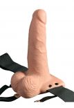 Fetish Fantasy - Hollow Remote Control Rechargeable Strap-On (6 Inches)
