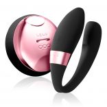 Lelo Tiani Amber Rose Gold & Black Couples Massager
