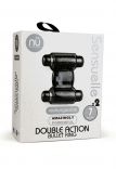 Nu Sensuelle - Double Action 7 Function Rechargeable Ring (Black)