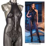 Scandal - Halter Lace Body Suit (One Size)