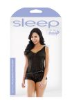 Sleep - Nadia Geo Lace Shoulder Tie Top & Shorts Set
