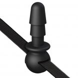Vac-U-Lock Silicone Ball Gag with Plug