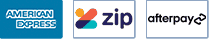 AMEX, Zip and Afterpay